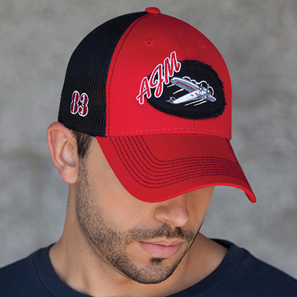 AJM ENZYME WASHED DELUXE TWILL/SOFT NYLON HAT