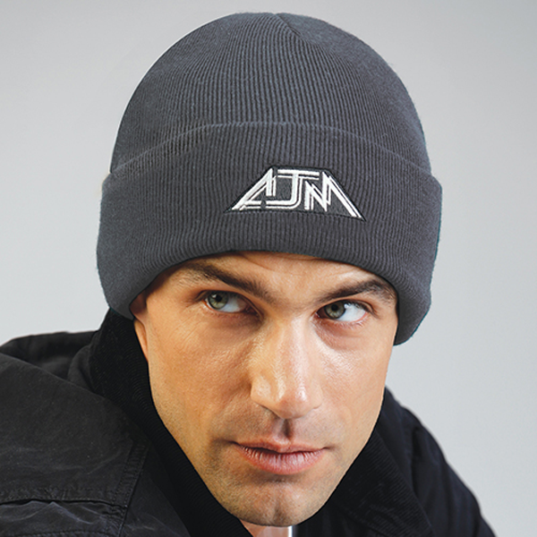 AJM ACRYLIC RIB KNIT CUFF TOQUE