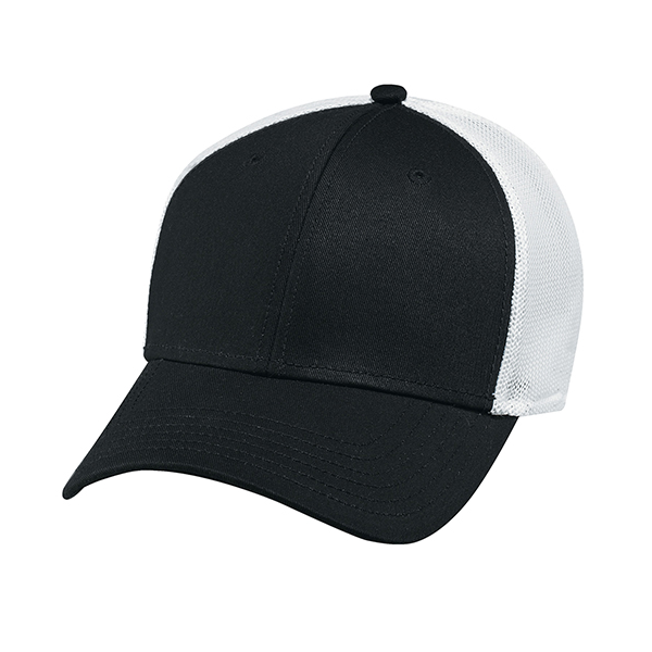 AJM DELUXE CHINO TWILL/POLYESTER AND SPANDEX MESH HAT