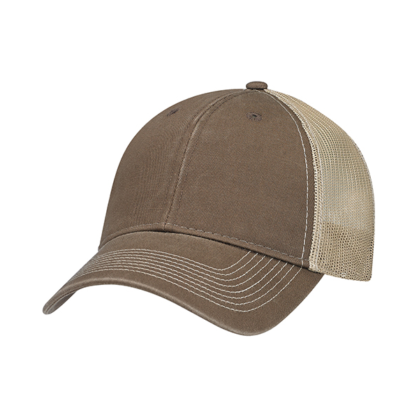 AJM ENZYME WASHED DELUXE TWILL/SOFT NYLON HAT