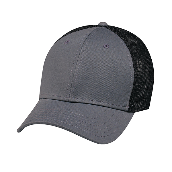 AJM DELUXE CHINO TWILL/POLYESTER AND SPANDEX MESH HAT