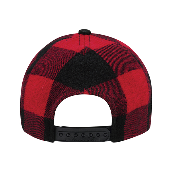 AJM COTTON DRILL/ACRYLIC LUMBERJACK PLAID CAP