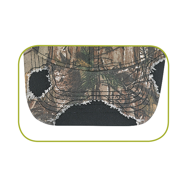 AJM CAMO ENZYME WASHED DELUXE CHINO TWILL HAT