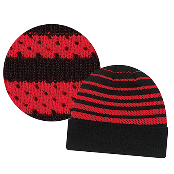 AJM ACRYLIC RIB KNIT CUFF TOQUE