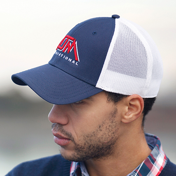 AJM DELUXE CHINO TWILL/POLYESTER AND SPANDEX MESH HAT