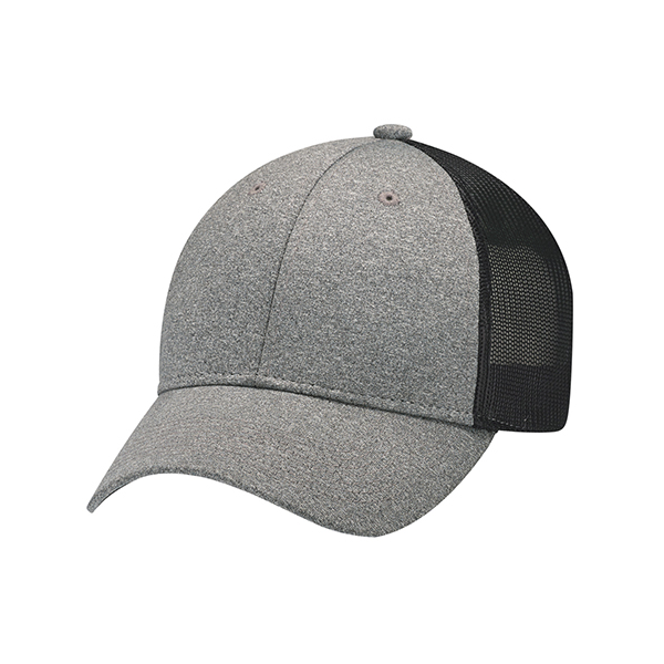 AJM POLY HEATHER NYLON MESH CAP