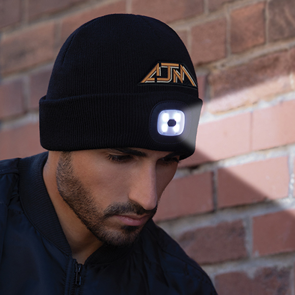 AJM LED LIGHT CUFF TOQUE