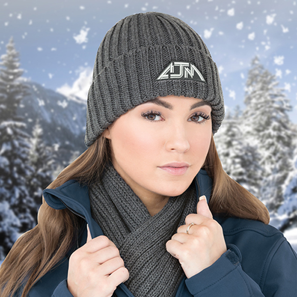 AJM ACRYLIC CHUNKY KNIT CUFF TOQUE