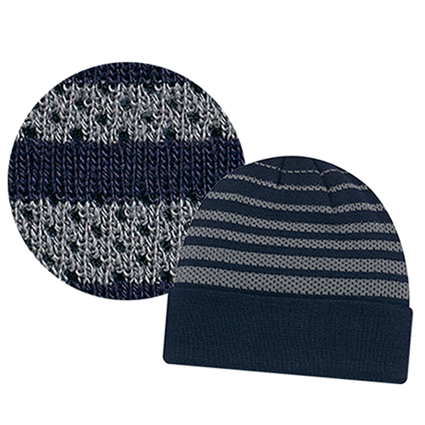 AJM ACRYLIC RIB KNIT CUFF TOQUE