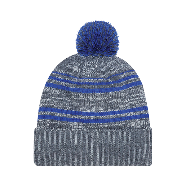 AJM MICRO FLEECE CUFF TOQUE WITH POM POM
