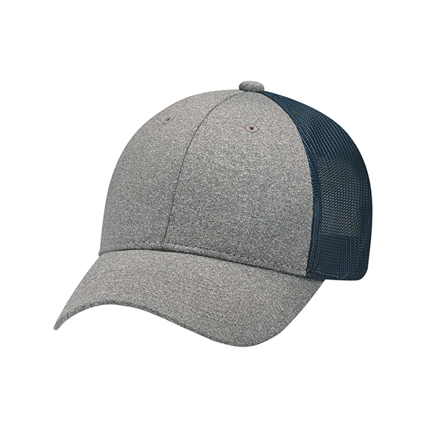 AJM POLY HEATHER NYLON MESH CAP
