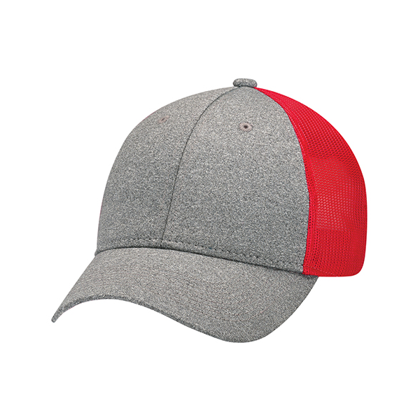 AJM POLY HEATHER NYLON MESH CAP