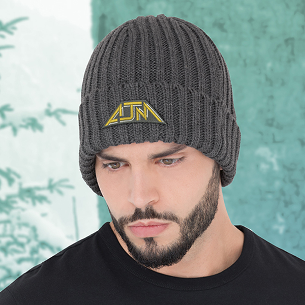 AJM ACRYLIC CHUNKY KNIT CUFF TOQUE