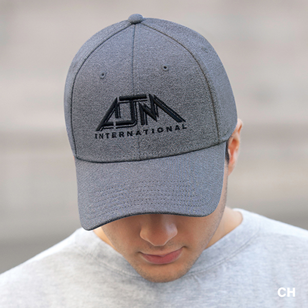 AJM POLYESTER HEATHER & SPANDEX HAT