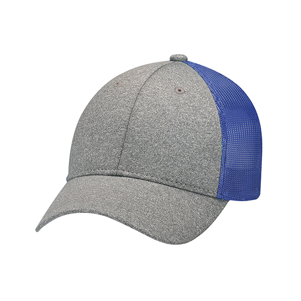AJM POLY HEATHER NYLON MESH CAP