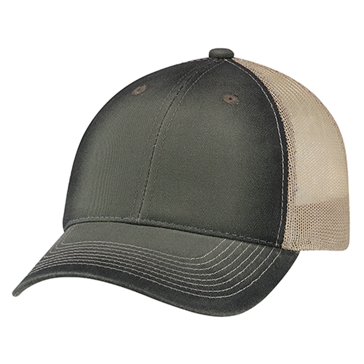 AJM DELUXE CHINO TWILL SOFT NYLON MESH BACK HAT
