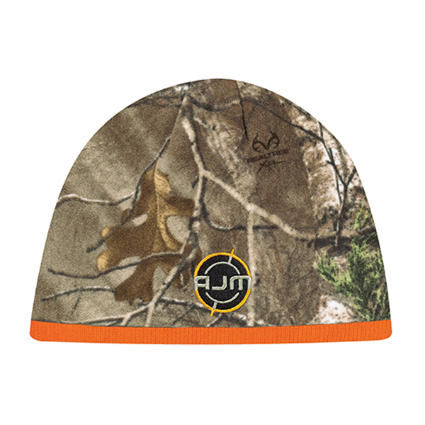 AJM CAMO PRINTED POLYESTER MICRO FLEECE/ACRYLIC TOQUE