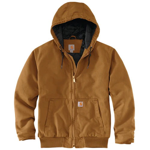 CARHARTT LOOSE FIT WASHED DUCK QUILT LINED ACTIVE JACKET