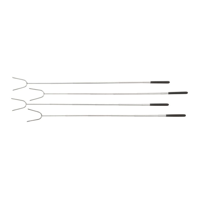 EXTENDABLE 34" ROASTING STICKS WITH CARRYING CASE