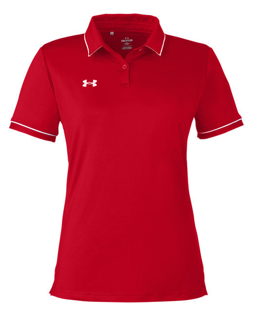 UNDER ARMOUR LADIES TIPPED TEAMS PERFORMANCE POLO