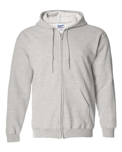 GILDAN ADULT HEAVY BLEND FULL-ZIP HOODED SWEATSHIRT 3XL-5XL