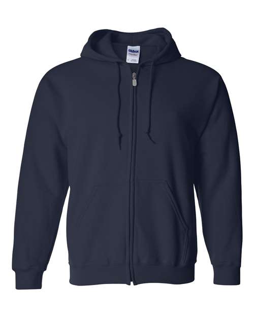 GILDAN ADULT HEAVY BLEND FULL-ZIP HOODED SWEATSHIRT 3XL-5XL
