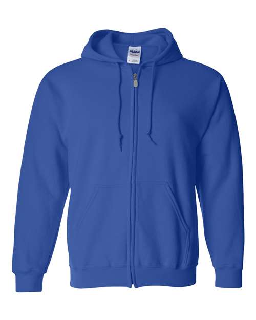 GILDAN ADULT HEAVY BLEND FULL-ZIP HOODED SWEATSHIRT 3XL-5XL