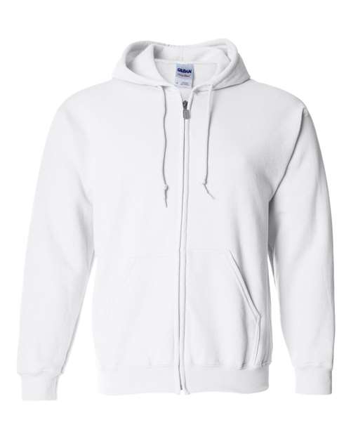 GILDAN ADULT HEAVY BLEND FULL-ZIP HOODED SWEATSHIRT 3XL-5XL