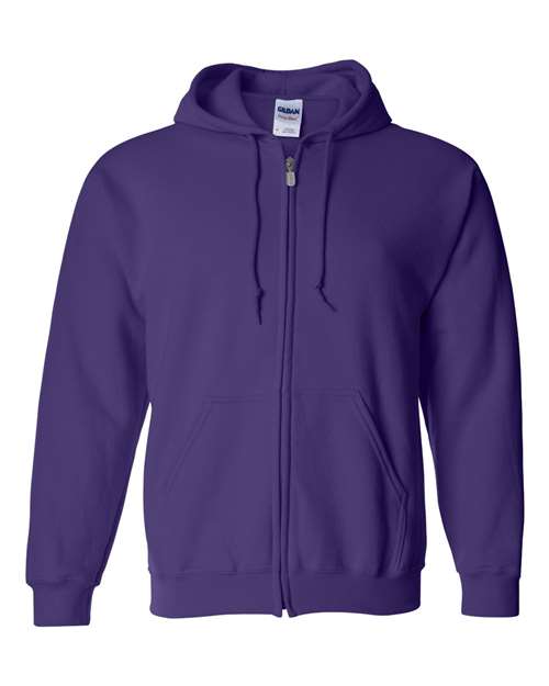 GILDAN ADULT HEAVY BLEND FULL-ZIP HOODED SWEATSHIRT 3XL-5XL