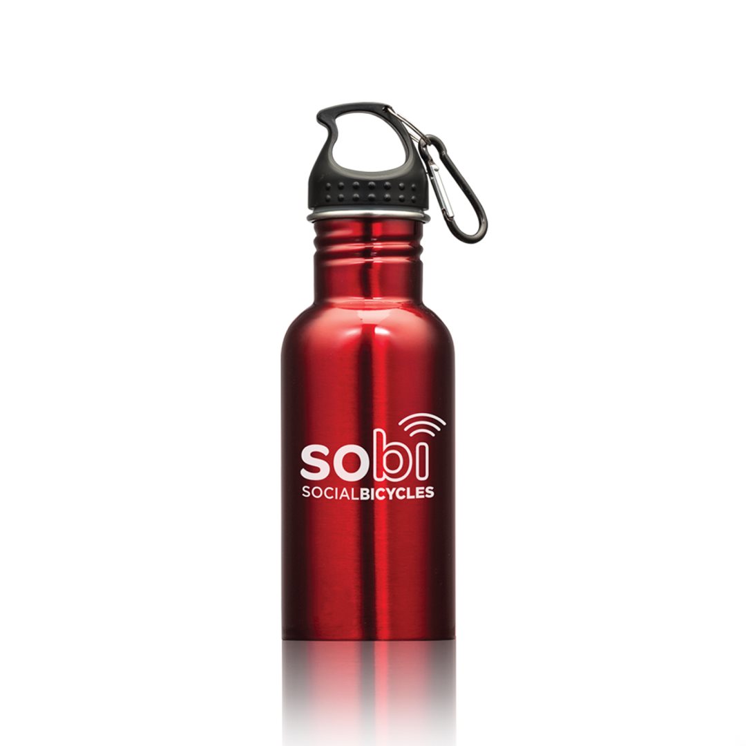 WIDE MOUTH BOTTLE WITH CARABINER 16oz