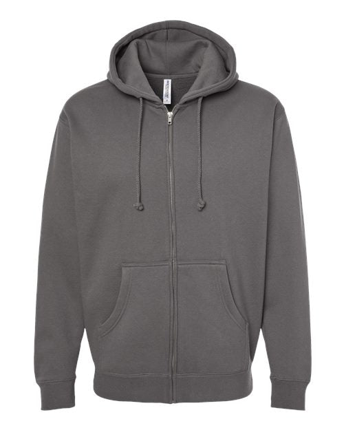 INDEPENDENT TRADING CO. HEAVYWEIGHT FULL-ZIP HOODED SWEATSHIRT