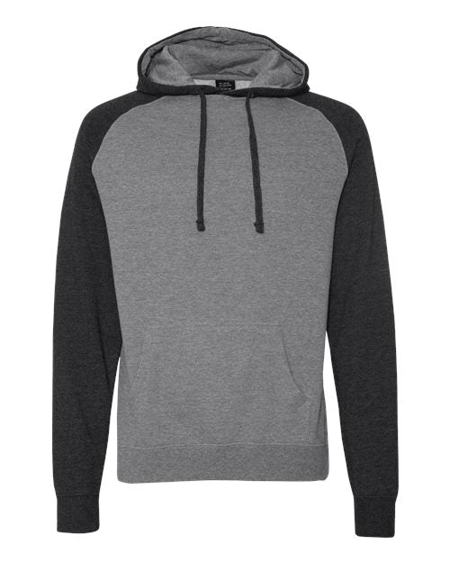 INDEPENDENT TRADING CO. RAGLAN HOODED SWEATSHIRT