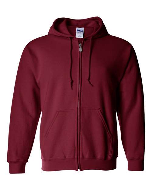 GILDAN ADULT HEAVY BLEND FULL-ZIP HOODED SWEATSHIRT