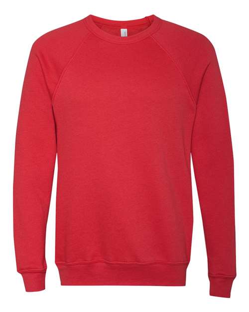 BELLA + CANVAS SPONGE FLEECE RAGLAN CREWNECK SWEATSHIRT