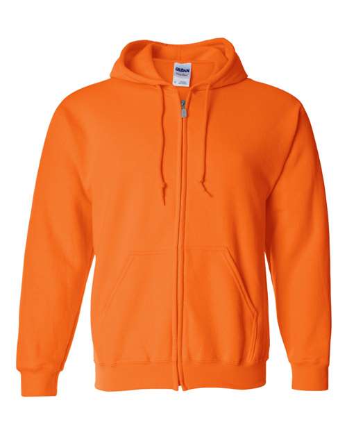 GILDAN ADULT HEAVY BLEND FULL-ZIP HOODED SWEATSHIRT 3XL-5XL