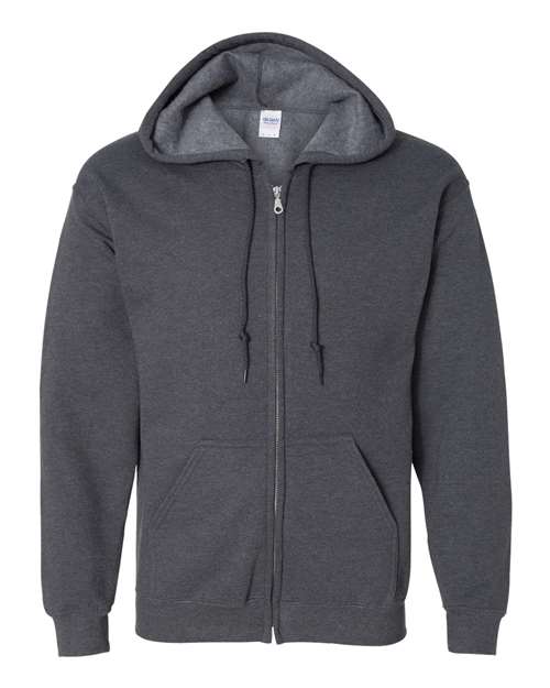 GILDAN ADULT HEAVY BLEND FULL-ZIP HOODED SWEATSHIRT 3XL-5XL