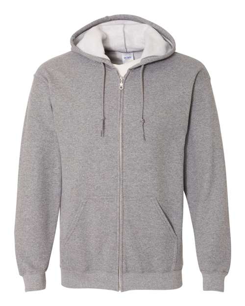 GILDAN ADULT HEAVY BLEND FULL-ZIP HOODED SWEATSHIRT 3XL-5XL