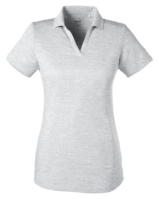 PUMA GOLF LADIES ICON HEATHER POLO