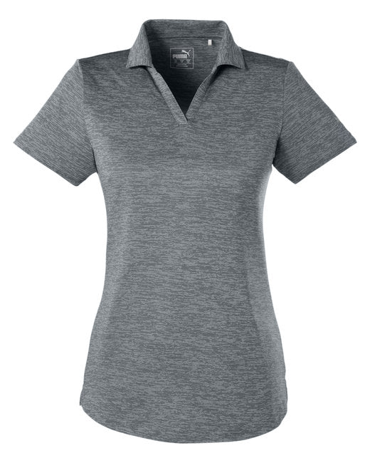 PUMA GOLF LADIES ICON HEATHER POLO