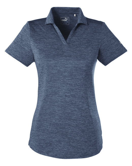 PUMA GOLF LADIES ICON HEATHER POLO