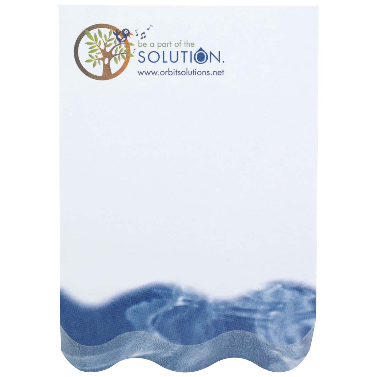 KOOZIE SOUVENIR STICKY NOTE BEVELED PAD (4" x 6")