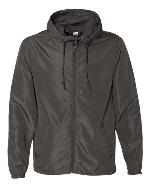 INDEPENDANT TRADING CO. LIGHTWEIGHT WINDBREAKER FULL-ZIP JACKET