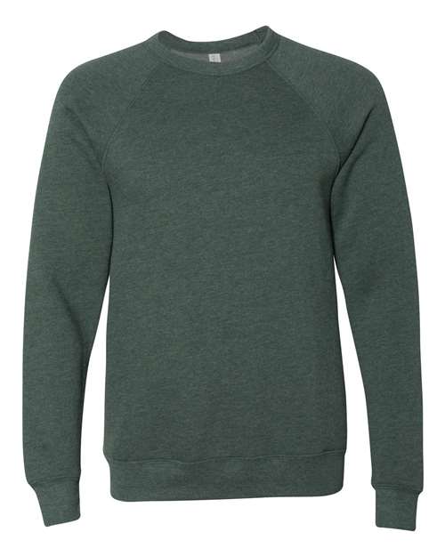 BELLA + CANVAS SPONGE FLEECE RAGLAN CREWNECK SWEATSHIRT