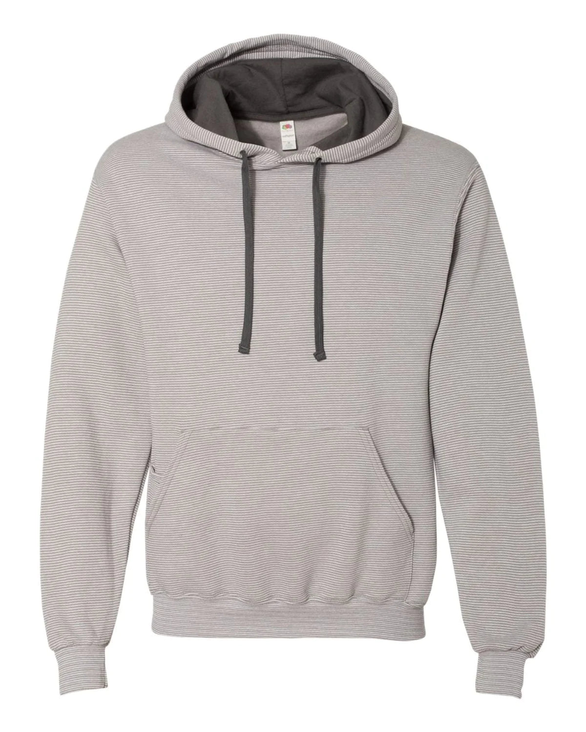 FRUIT OF THE LOOM UNISEX SOFTSPUN MICROSTRIPE HOODIE