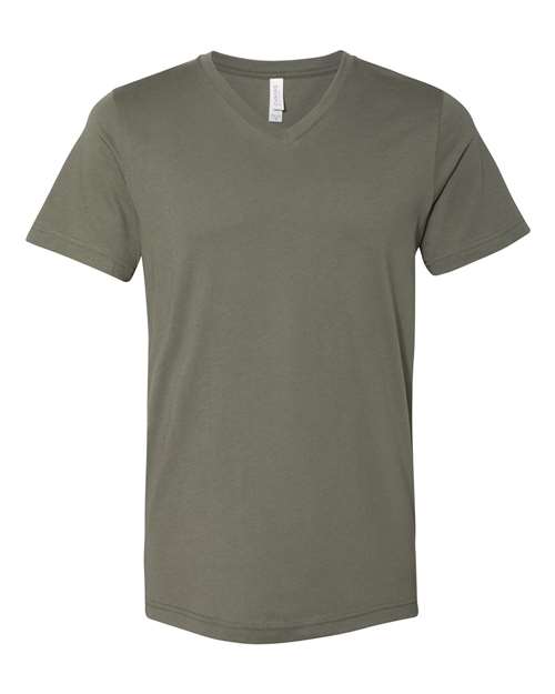BELLA + CANVAS® ADULT JERSEY V-NECK T-SHIRT
