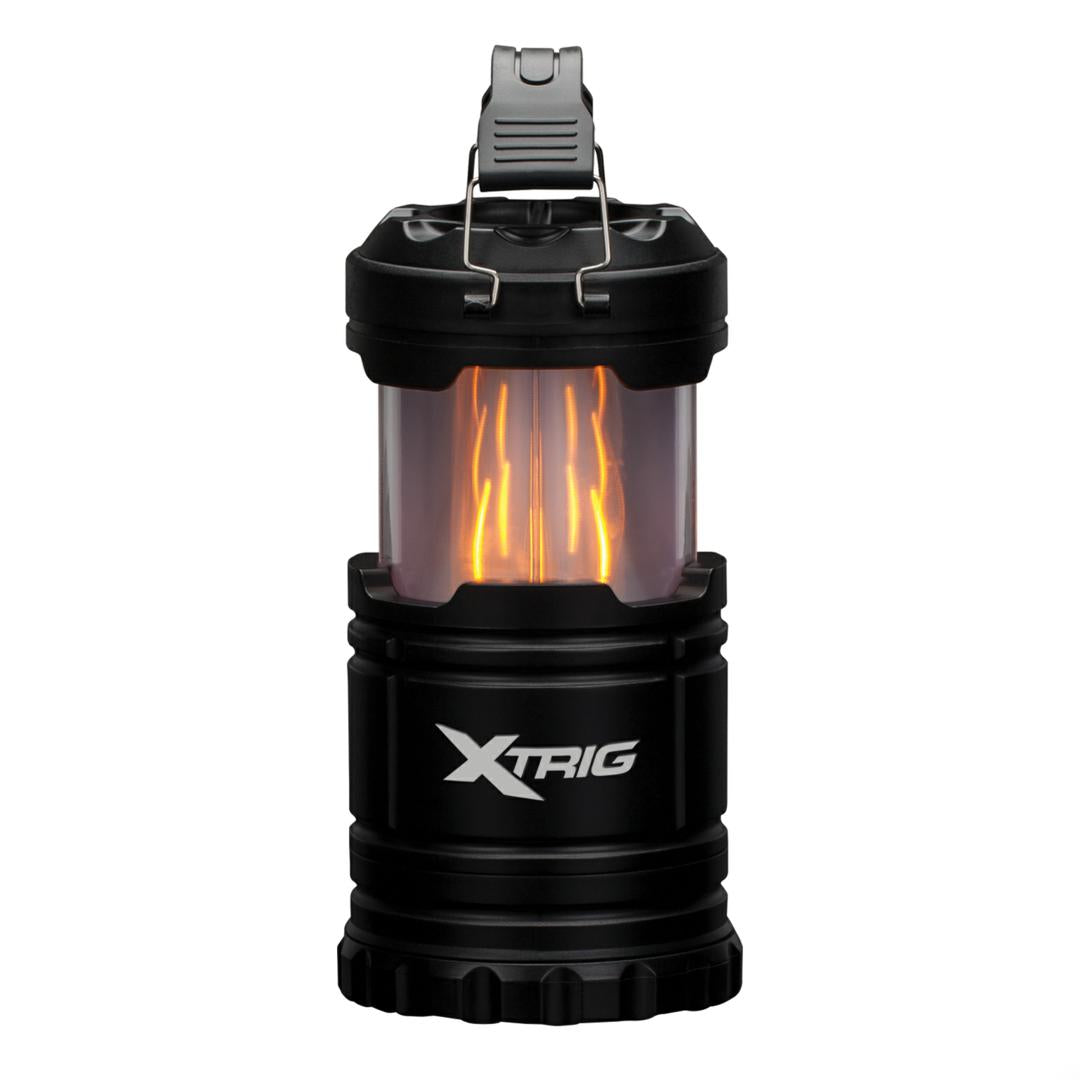 SCOUTMASTER LED LANTERN WITH FIREPLACE DISPLAY
