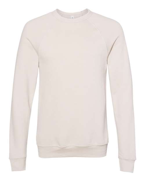 BELLA + CANVAS SPONGE FLEECE RAGLAN CREWNECK SWEATSHIRT