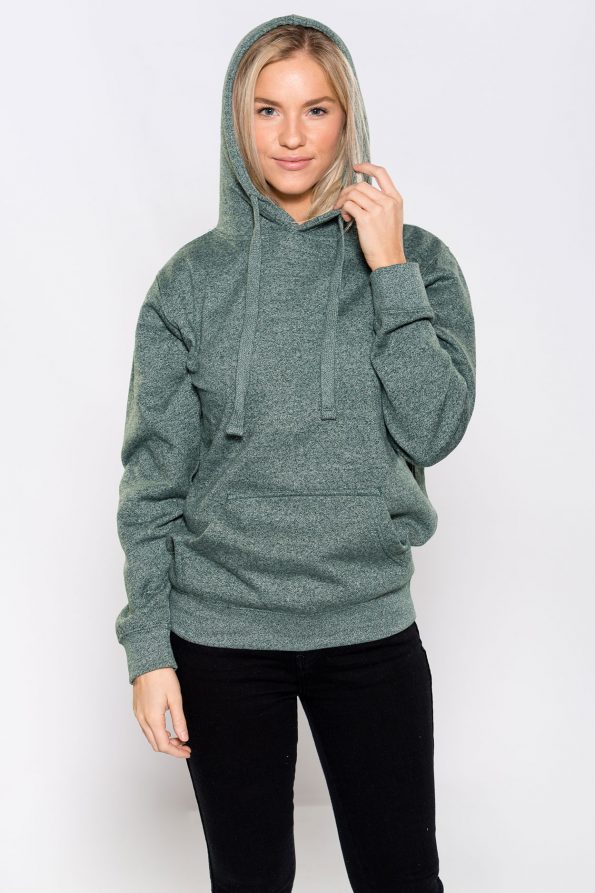 ADULT HEAVY WEIGHT MARLED PREMIUM HOODIE