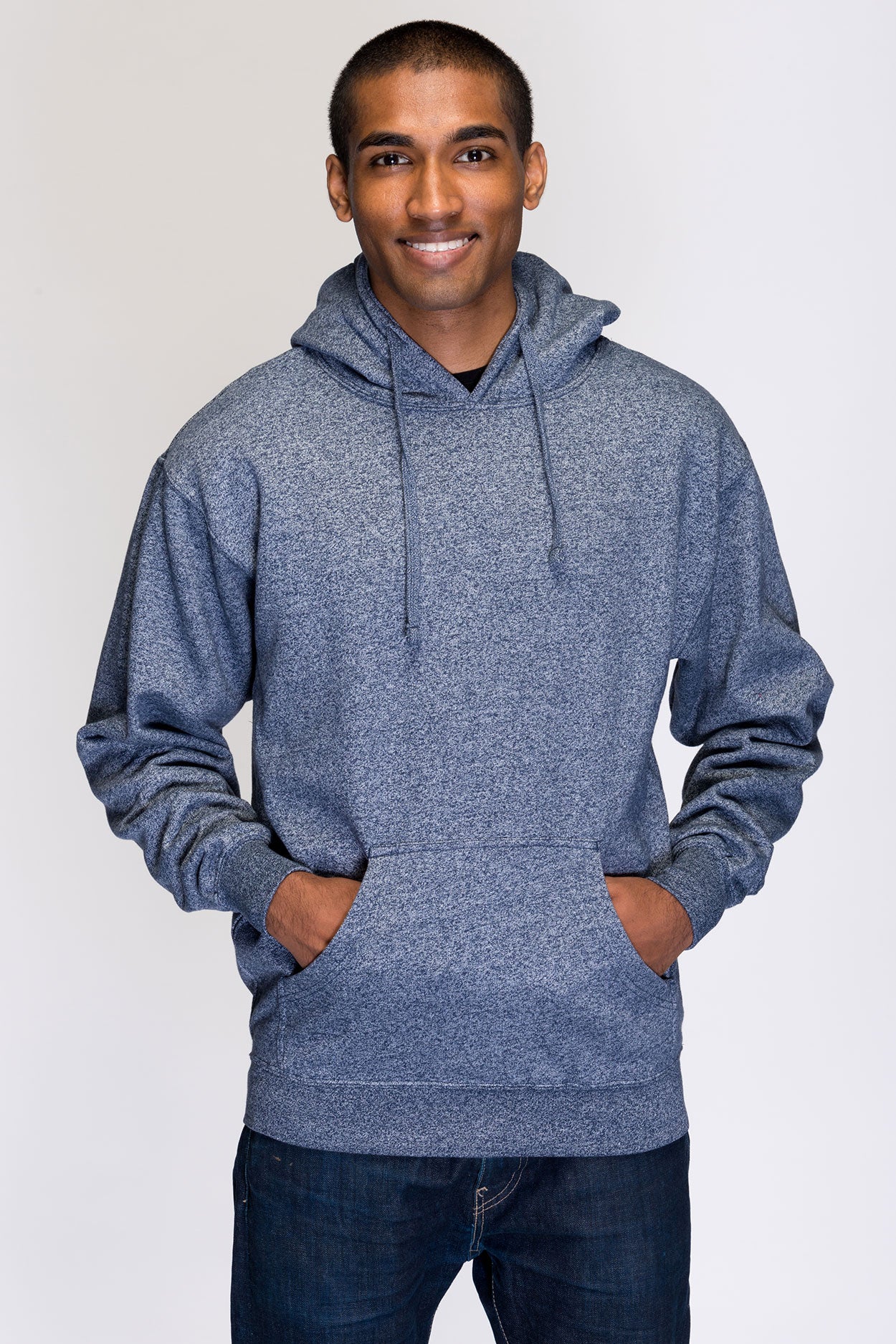 ADULT HEAVY WEIGHT MARLED PREMIUM HOODIE