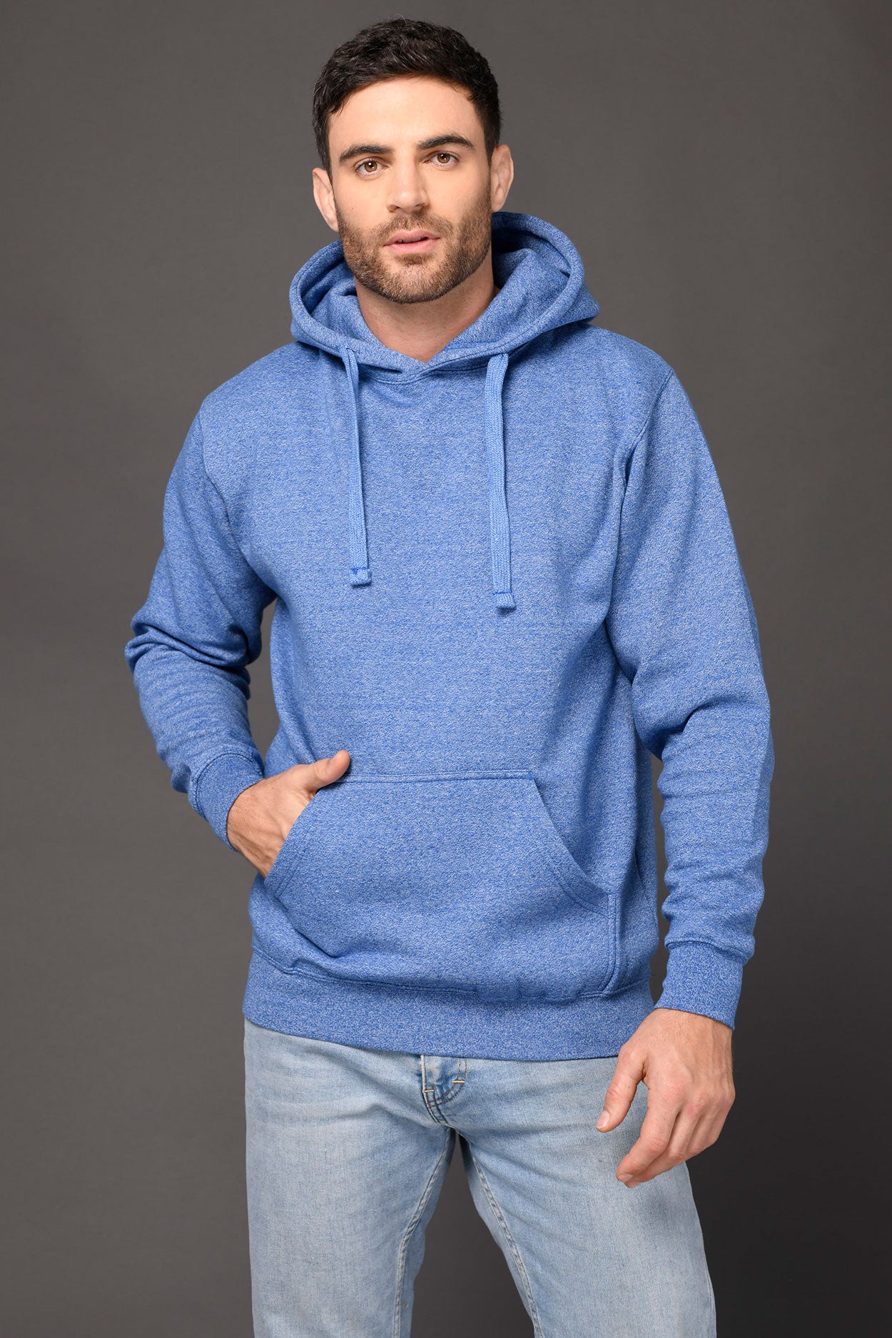ADULT HEAVY WEIGHT MARLED PREMIUM HOODIE